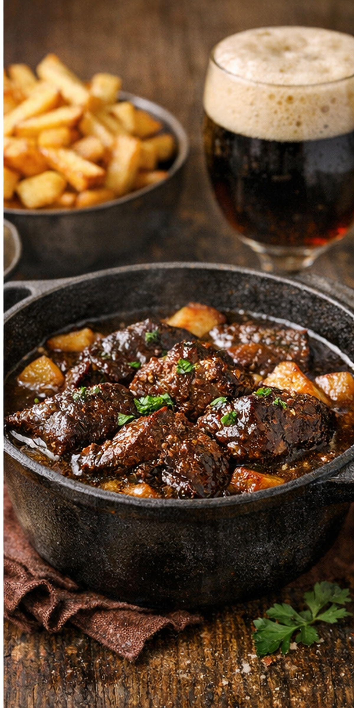 Beer-Braised Beef Cheeks (Carbonnade)